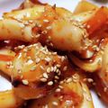 monjimari's cooksnap of when they made 韓国風キムチイカ甘辛炒め.