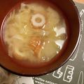 んりおか's cooksnap of when they made 簡単！キャベツとちくわのお味噌汁.