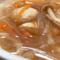 SHIHOXX's cooksnap of when they made 市販の冷凍つくね団子で時短春雨スープ.