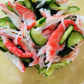 pepemoon's cooksnap of when they made 簡単！きゅうり＆わかめ＆カニかま　酢の物.