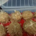 ぽーのまま's cooksnap of when they made スチームケースで！豆腐入り菊花シュウマイ.