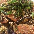 ちびとちびちびのママ's cooksnap of when they made ご飯にのっけて！茄子と豚肉のピリ甘辛炒め.