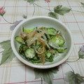 レオミウ's cooksnap of when they made 新玉ねぎときゅうりのナムル【作り置き】.