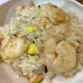 Hanachan13's cooksnap of when they made 炊飯器でえびピラフ.