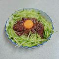 ＊なみへい＊'s cooksnap of when they made 簡単！ クジラのユッケ.