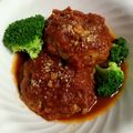☆さぶ☆☆'s cooksnap of when they made ＊トマト缶で！トマト煮込みハンバーグ＊.