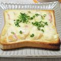 ぱふ♪'s cooksnap of when they made ベーコンとマヨネーズのトースト.