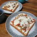まきーころ's cooksnap of when they made きんぴらトースト.