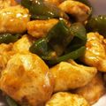 がちゃまる's cooksnap of when they made ささみとピーマンのカレー醤油炒め.