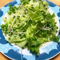 ぽろっとＱちゃん's cooksnap of when they made グリーンサラダ　豆苗活用.