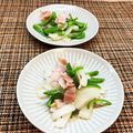 horseland's cooksnap of when they made ピーマンと玉葱のベーコン炒め.