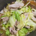 マダムカフェ♡'s cooksnap of when they made 豚バラと春キャベツのやわらか炒め煮.
