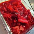 クック0I2JR2☆'s cooksnap of when they made 圧力鍋で絶対に濁らない美味しいボルシチ.
