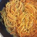 フランクフルトJr's cooksnap of when they made ケチャップツナパスタ.