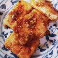 ほもさぴくろまによん's cooksnap of when they made 揚げないで作る！木綿豆腐の油淋鶏風.