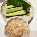 hanieni's cooksnap of when they made 簡単！！きゅうりスティックにうめマヨ♪.