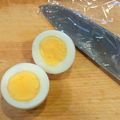 ちーまぐ's cooksnap of when they made ゆで卵を包丁汚さずスパッと綺麗に切る.