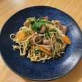 りえっくす♡'s cooksnap of when they made 楽ウマ◎香ばしチキンのネギ塩焼きそば.