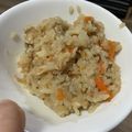 リクりく's cooksnap of when they made バター醤油香る♡ホタテのヒモ炊き込みご飯.