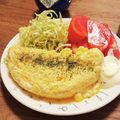 ハチワレねこ's cooksnap of when they made 明太チーズオムレツ.