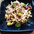 ばたみそーぱん☆'s cooksnap of when they made 切干大根とお豆さんのゆかり風味サラダ♥.