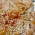 s06007's cooksnap of when they made 豚ロース肉とキャベツにモヤシの生姜焼き丼.