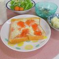 へい♡ゆー♡'s cooksnap of when they made クリームチーズジャムトースト.