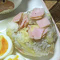 ゆけり３兄弟's cooksnap of when they made とっても簡単！ハムとチーズのおにぎり.