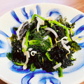 kinniko's cooksnap of when they made ほうれん草ともやしの磯辺和え.