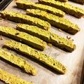 クックTWSQJ6☆'s cooksnap of when they made ざくざく＊抹茶とチョコのビスコッティ.