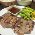 ラーメン寿司太郎's cooksnap of when they made 簡単旨い♡レモンわさび醤油ステーキソース.