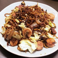 居酒屋まるみ's cooksnap of when they made 魚肉ソーセージの焼きそば.
