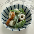 ちゃまたまご's cooksnap of when they made ☆スナップエンドウとちくわのわさびマヨ☆.