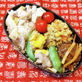 ばたみそーぱん☆'s cooksnap of when they made スナップエンドウと卵のオイマヨ豚肉炒め.