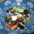 きらり流れ星's cooksnap of when they made たこきゅうりわかめの酢の物.