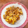 エル♀'s cooksnap of when they made フライパンで簡単！とろとろ半熟親子丼♪.