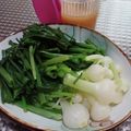 ひっこ's cooksnap of when they made 野草クッキング　ノビルの酢味噌和え.