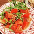 ★ゆりこじ★'s cooksnap of when they made 豆苗とトマトの和風サラダ♡.