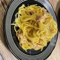 みっふぃ好き's cooksnap of when they made 簡単ワンパンカルボナーラ.