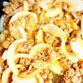 3110さゆ's cooksnap of when they made 新玉ねぎとひき肉炒め(^o^).