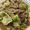 ゆみらんたん's cooksnap of when they made 牛肉とキャベツの味噌ダレ炒め.