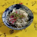 ankotetu's cooksnap of when they made 長芋のもずく和え☆貝割れジャコ生姜のせ♪.