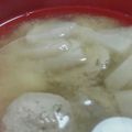 あゆたっくん's cooksnap of when they made 大根とイワシ団子(つみれ)の味噌汁.