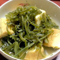 見習い台所戦士's cooksnap of when they made 簡単☆厚揚げと茎わかめの煮物.