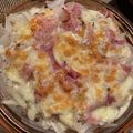 emola's cooksnap of when they made 新玉ねぎの簡単グラタン.