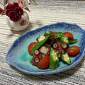 Laufen's cooksnap of when they made タコとトマトの和風サラダ.