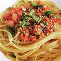 ru⌒u☆'s cooksnap of when they made 包丁なし！ラクして作る和風パスタ.