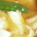 あかぷり's cooksnap of when they made 絹さやと卵のお味噌汁.
