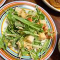 クック3Z5R7S☆'s cooksnap of when they made 水菜とはんぺんのゴマドレ風サラダ.