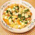 なつき☆ミ's cooksnap of when they made 厚揚げとサラダ豆とキャベツの卵とじ.